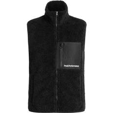 Peak performance fleece Peak Performance Ground Pile Vest - Black