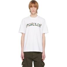 Moncler Einfarbig T-Shirts Moncler T-Shirt aus Baumwoll-Jersey Weiß