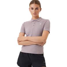 Dame - Rosa Pikéskjorter Björn Borg Ace Polo, Padel- tennis T-skjorte dame, XS, Rosa/Blå