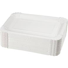 Disposable Plates Sausage Tray 250-pack