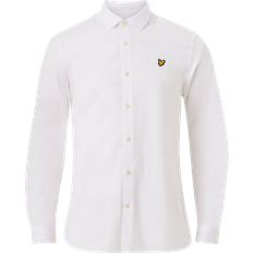 Lungo Camicie Lyle & Scott Camicia Slim a Maniche Lunghe Blanc