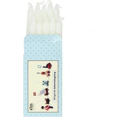 Birthday Candles White 10-pack