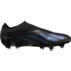 Adidas Slip-On Soccer Shoes Adidas X Crazyfast.1 LL FG - Core Black