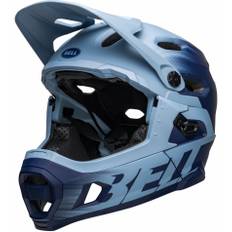 Bell super dh Bell mit abnehmbarem kinnriemen super dh mips blau