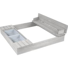Buckets Sandbox Toys Roba Wooden Sandpit With Cover