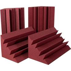 Auralex LENRD Burgundy 30x30x61cm Red Bass Traps Pack of 4