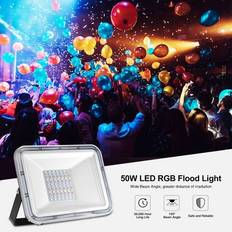 Ring flood light Bed Bath & Beyond Rgb flood lights, 30w/50w/100w color changing spotlight