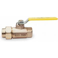 Bottom Valves Apollo VALVES 7030501 1" FNPT Bronze Ball Valve Inline Single Union