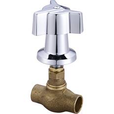 Room Thermostats Central brass 0607-c1/2 chrome tile stop valve