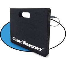 Heated seat cushion GameWarmer: Rechargeable Battery Operated Heated Stadium Bleacher Seat cushion Lasts Up To 5 Hours and Also Recharges cell Phones