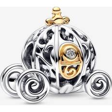 Pandora Diamond Charms & Pendants Pandora Jahre Disney Cinderellas Verzauberte Kutsche Laborgezüchteter Diamant Charm-Anhänger