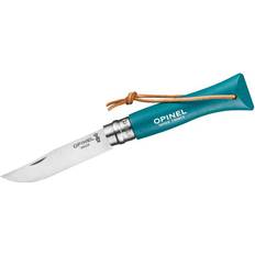 Poignée en Bois Couteaux de poche Opinel Baroudeur Colorama N6 Turquoise Couteau de poche