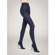 Blue Pantyhose & Stay-Ups Wolford 3D Geometric Tights