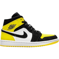 Nike Air Jordan 1 Mid SE Yellow Toe M - Black/Tour Yellow/White