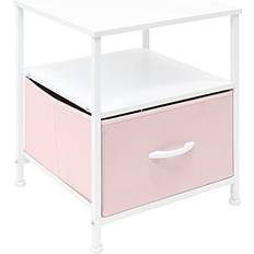 Pink Bedside Tables Sorbus 1 Drawer Shelf Storage Nightstand Bedside Table