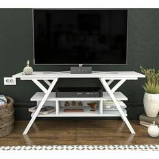Minerva Decorative Unit Tv Stand White