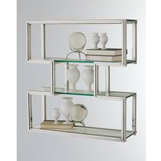 Wall Shelves Global Views One Up Glass/Metal Wall Shelf