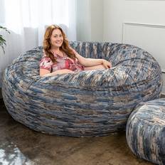 Stools Jaxx Giant Bean Bag Foot Stool