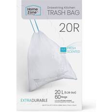 20 gallon trash bags Home Zone Living 5.3 Gallon Kitchen Trash