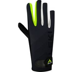 Mehrfarbig Handschuhe & Fäustlinge Leki Alpino Guide Gloves - Charcoal/Neon Yellow/White