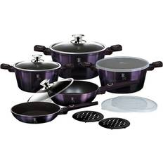 Berlinger Haus 13-Piece Purple Eclipse Collection Cookware Set with lid