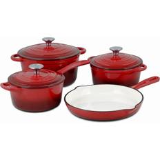 Cast iron set with lids Basque - Cookware Set with lid 7 Parts