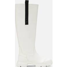 Dame - Hvid Gummistøvler Ganni S1913 Recycled Country Rubber Boots - Gummistøvler