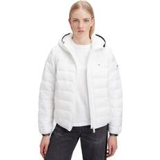 Tommy Hilfiger Essential Quilted Hooded Jacket WHITE