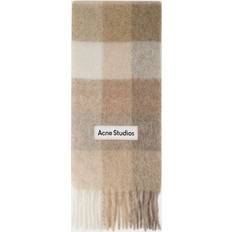 Halsduk acne Acne Studios Scarf FN-UX-SCAR000115 Beige/vit