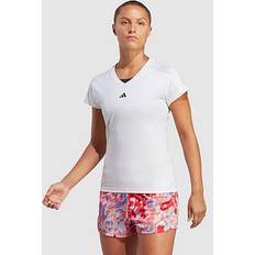 L - Voksen T-shirts adidas Aeroready Train Essentials Minimal Branding V-neck T-shirt - Whid