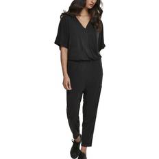 Color sólido Monos Urban Classics Jumpsuit - Negro