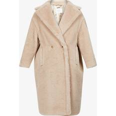 Alpaca Outerwear Max Mara Tedgirl alpaca-blend coat pink