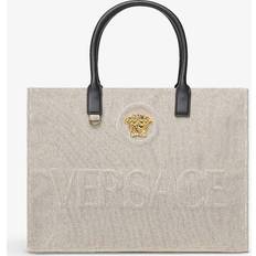 Versace La Medusa Canvas Shoppingväska - Beige