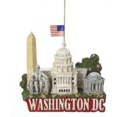 Clay Christmas Decorations Kurt Adler City Washington DC Hanging Figurine Christmas Tree Ornament