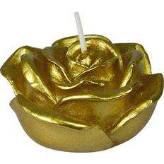 Zest Candle CFZ-101 3 Gold Rose Floating -12pc-Box