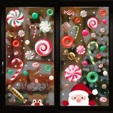 Adhesive Film Walplus 85pcs Santa Rudolph In Candyland Christmas Adhesive Film