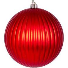 Vickerman N222503DMV 8 Matte Lined Ball Christmas Tree Ornament