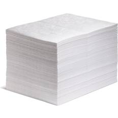 White Yoga Equipment PIG MAT423 Absorbent Mat Pad, Absorbs 22 gal. Oil-Based Liquids, PK 200