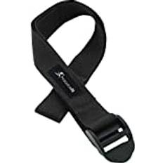 Straps ProsourceFit Unisex – Erwachsene Buckle Yogagurt mit Cinch-Schnalle, Schwarz, Einheitsgröße