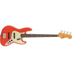 Fender Basses Électriques Fender Vintera II 60s Jazz Bass RW Fiesta Red Basse électrique