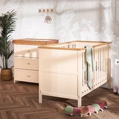 White Furniture Set OBaby Evie 2 Room Set Colour: Cashmere