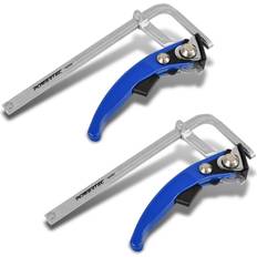 Powertec table clamp quick release ratcheting bar mft/guide rail system 2-pack