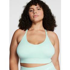 PINK Bras PINK Seamless Racerback Sports Bra, Blue, Women's Sport Bras