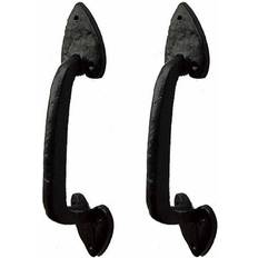 Door Hardware & Fittings Renovators Supply Pulls Wrought Iron Heart Shaped Pack of 2