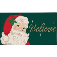 Evergreen Santa Believe Coir Mat