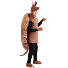 FUN.COM Armadillo Costume for Adults Black/Brown/Beige