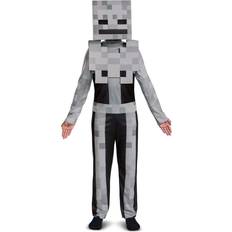 Grigio Abiti eleganti Disguise Minecraft Child Classic Skeleton Costume