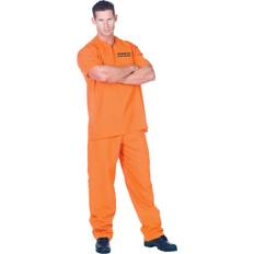 Underwraps Costumes Public Offender Inmate Costume for Men XL