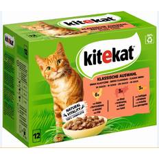 Kitekat Haustiere Kitekat Multipack Klassische Auswahl Sauce 12x85g