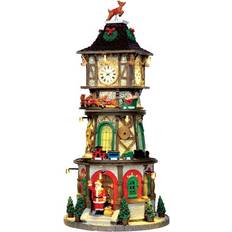 Relojes de Mesa Christmas Clock Tower Con Adaptador 4.5V Cod. 45735 Reloj de Mesa